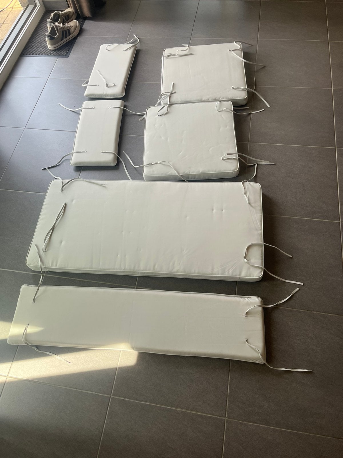 Kussens tuinset compleet en nieuw, Jardin & Terrasse, Ensembles de jardin, Enlèvement, Neuf, 4 places, Salons de jardin