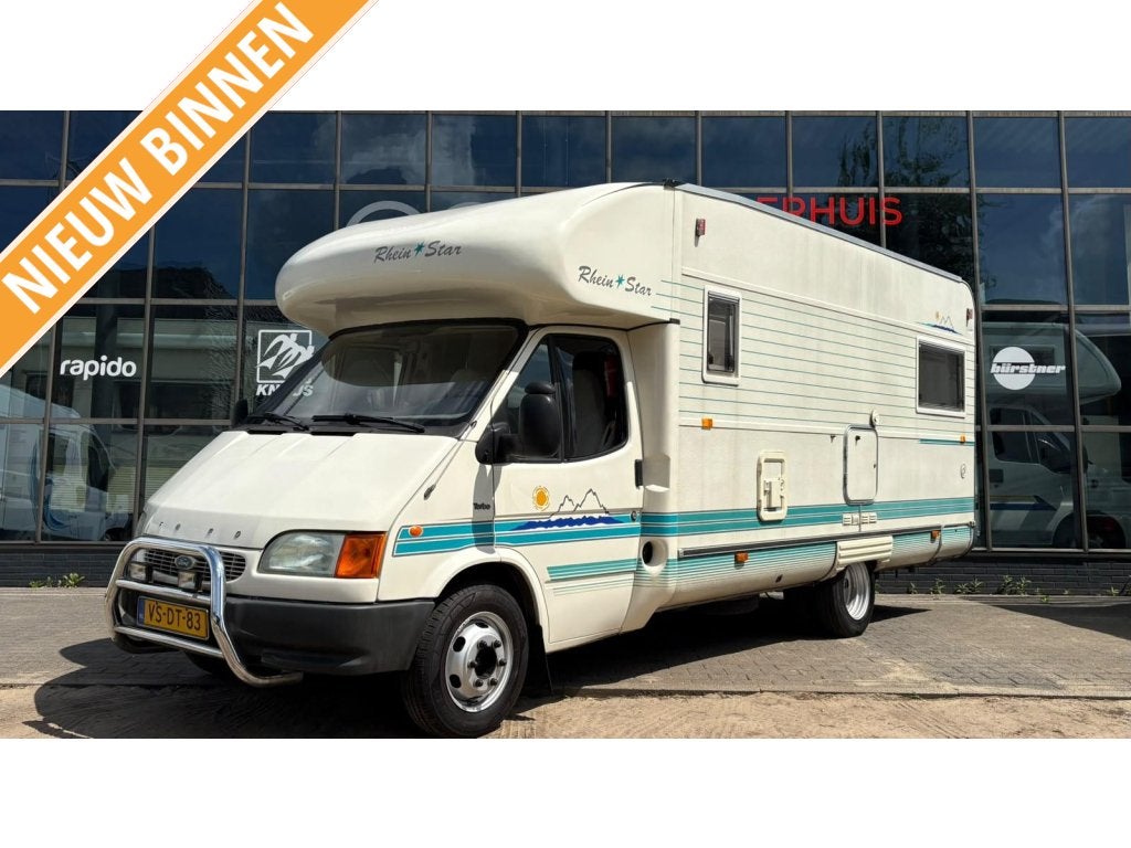 Hehn Rheinstar 650,Vastbed,FaceToFace, Ford Transit, Caravanes & Camping, Camping-cars, 6 à 7 mètres, Boîte manuelle, Réfrigérateur
