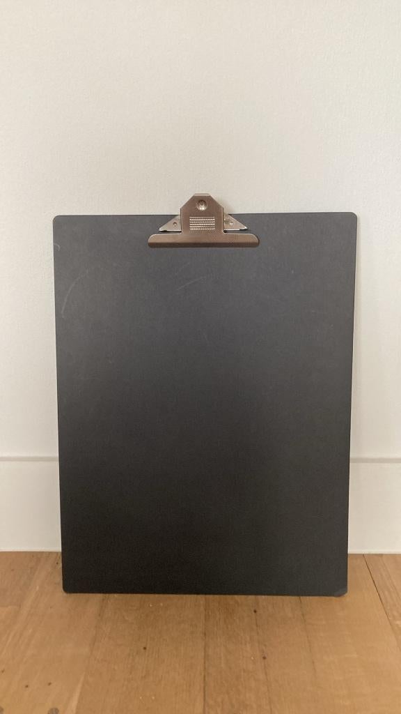 Zwart clipboard, Enlèvement, Utilisé
