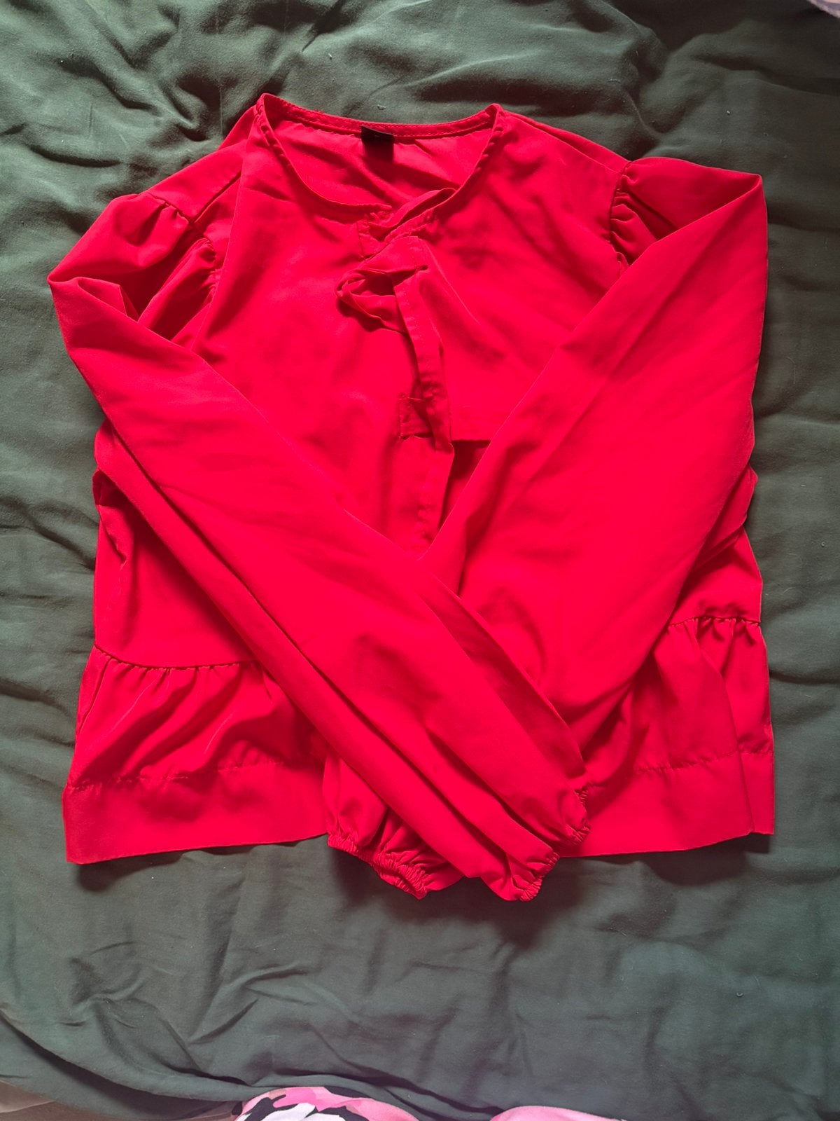 Blouse d’été, Enlèvement ou Envoi, Neuf, Taille 36 (S), Rouge