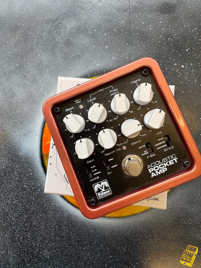 Préampli acoustique Palmer Pocket Amp et boîtier DI, Musique & Instruments, Effets, Comme neuf, Autres types, Equalizer ou Égaliseur