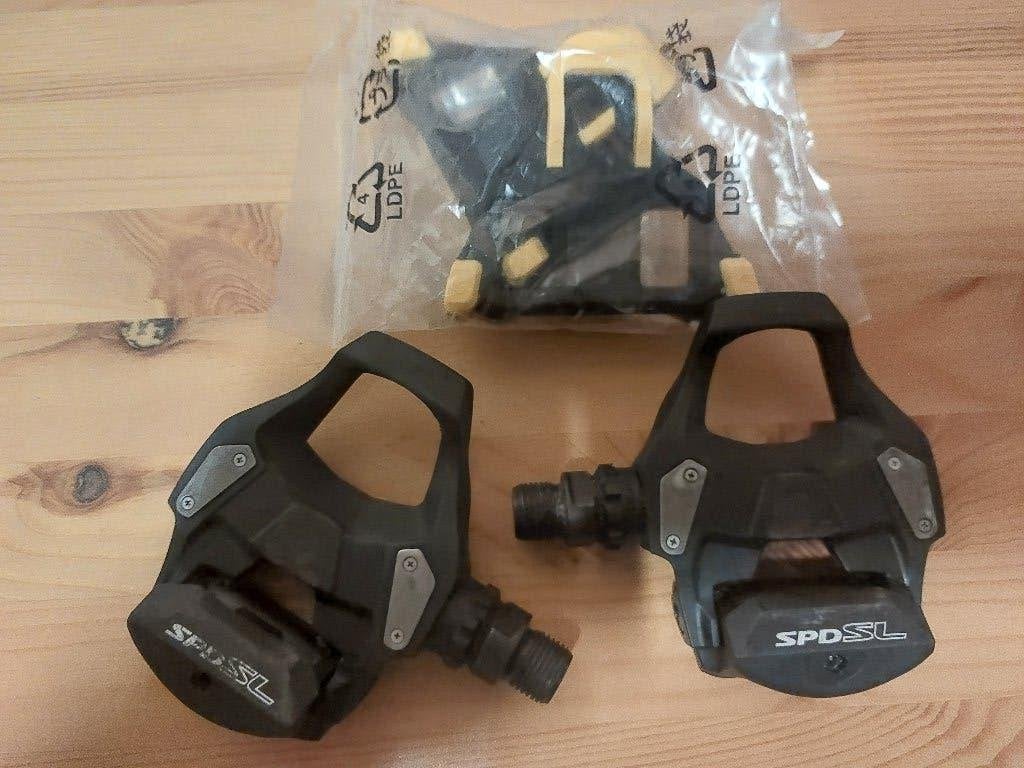 pedalen shimano spd-sl, Ophalen of Verzenden, Gebruikt