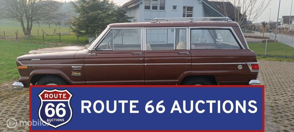 Jeep Wagoneer | 1976 | Route 66 Auctions, Autos, Oldtimers & Ancêtres, Jeep, Achat, Entreprise, Boîte manuelle