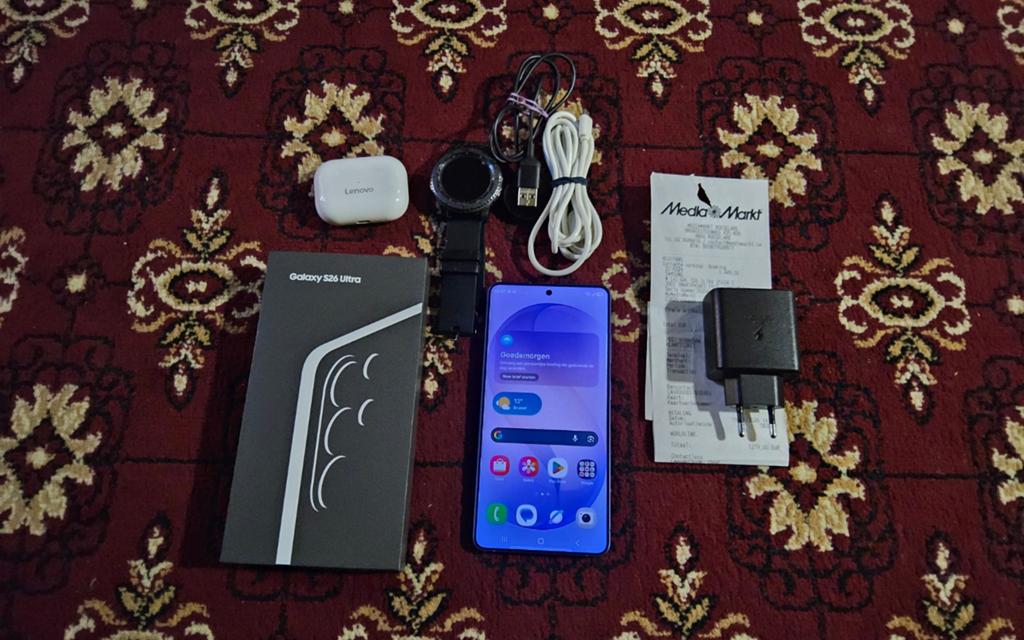 Samsung Galaxy S26 ultra, bijna nieuw, garantie, smartwatch, Telecommunicatie, Ophalen of Verzenden
