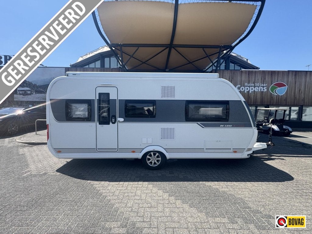 Hobby De Luxe Edition 495 UL MOVER + AIRCO !, Caravans en Kamperen, Caravans, Rondzit, Hobby, 4 tot 5 meter, Tot en met 4