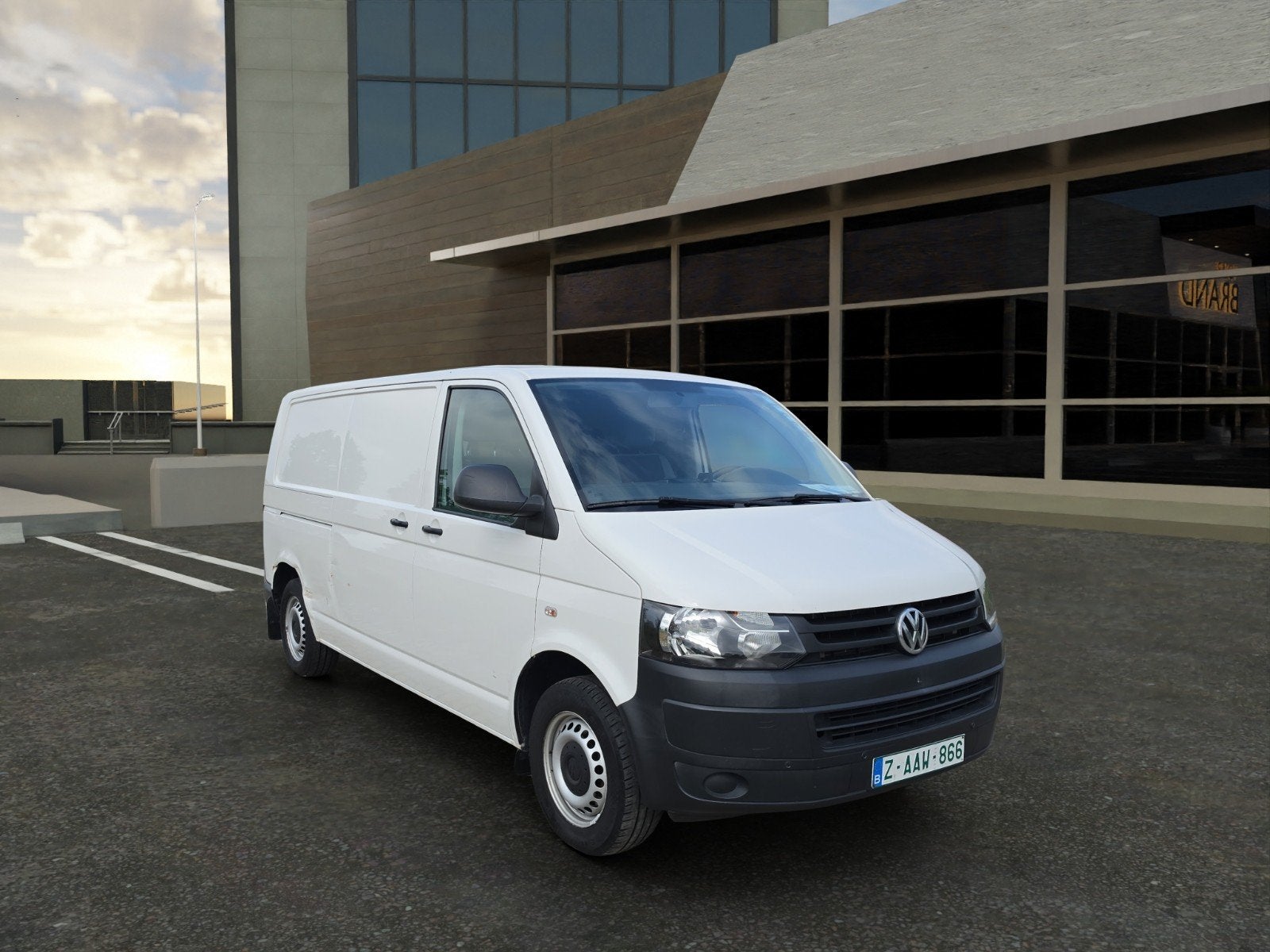 Vw Transporter 2.0TDi 2014 Lang 109dkm Airco Schuifdeur, Auto's, Volkswagen, Bedrijf, Onderhoudsboekje, Trekhaak