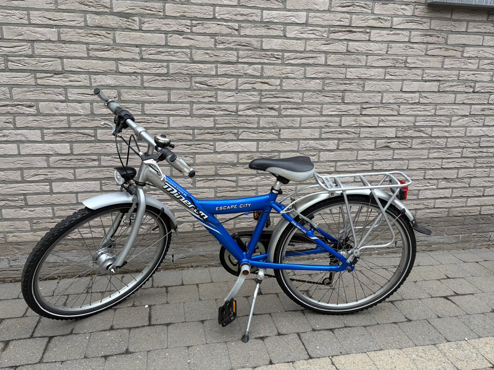 Jongensfiets Minerva 24 inch, Ophalen, Velgrem, Versnellingen, Gebruikt