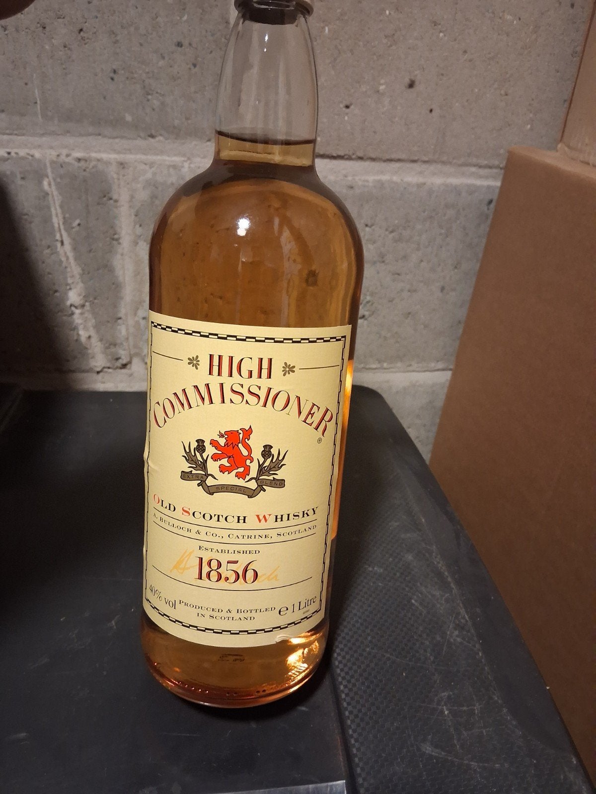 Wisky, Enlèvement
