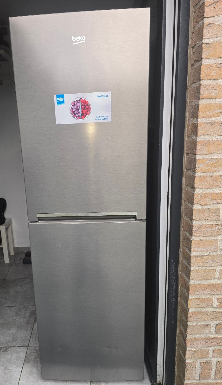 Beko koel-vriescombinatie met No Frost, Elektronische apparatuur, Koelkasten en IJskasten, Ophalen, Gebruikt, 200 liter of meer