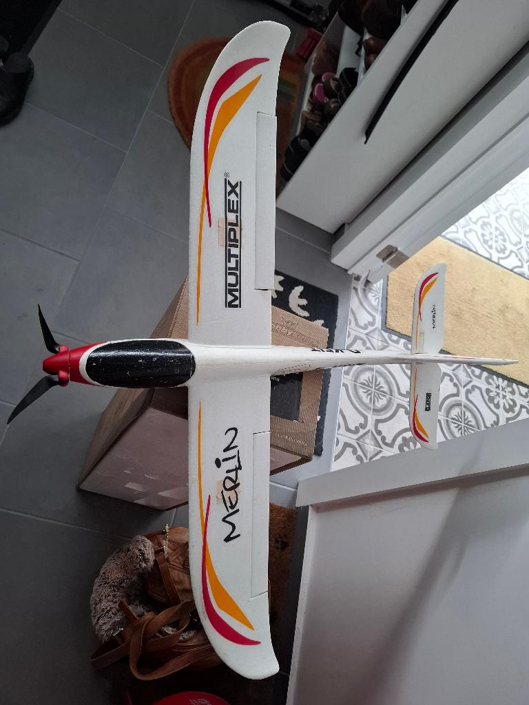 MULTIPLEX MERLIN, Hobby en Vrije tijd, Modelbouw | Radiografisch | Vliegtuigen, Ophalen, Gebruikt