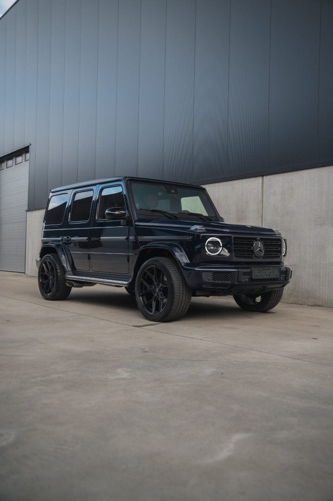 Mercedes G500, Auto's, Automaat, Dealer onderhouden, Blauw, Bruin