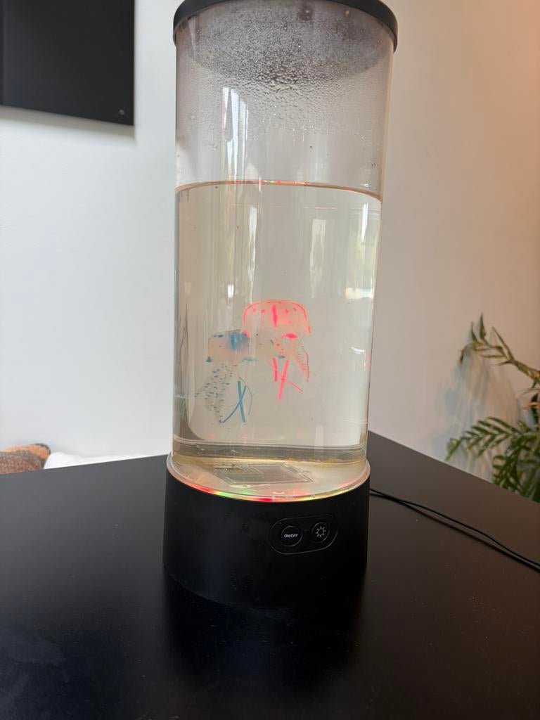Lavalamp met kwallen, Huis en Inrichting, Ophalen, Zo goed als nieuw