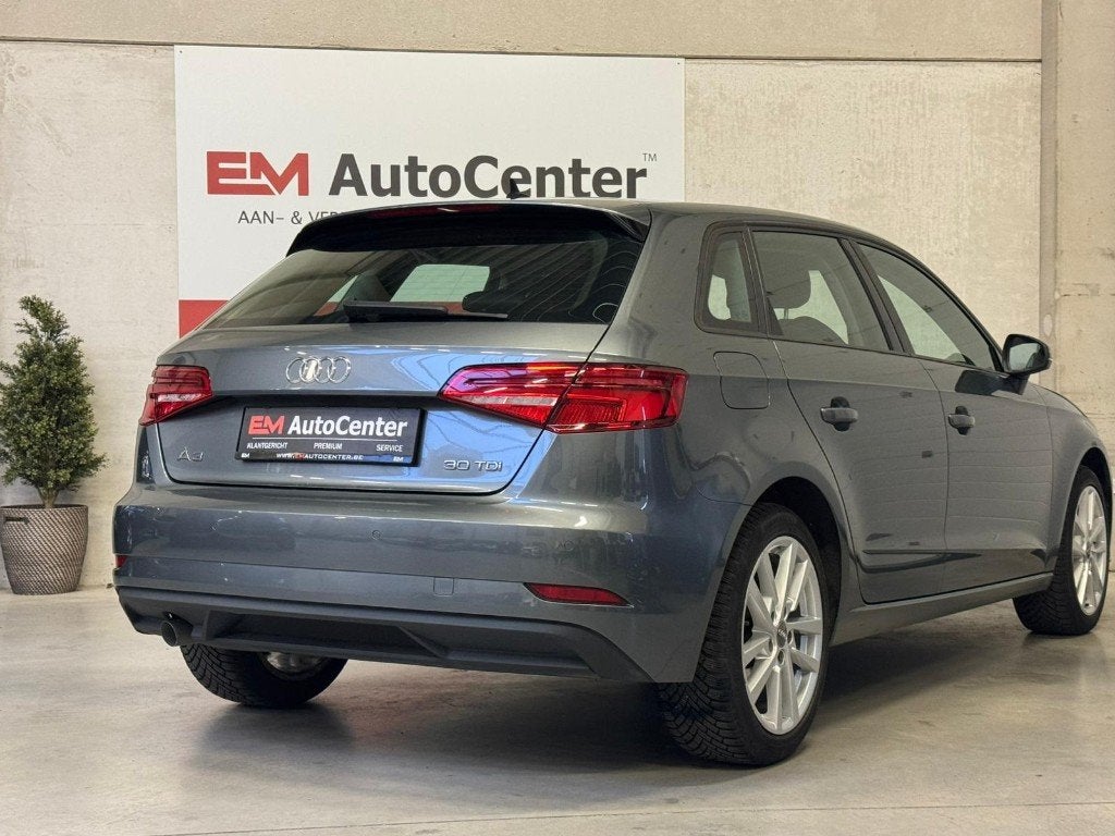 Audi A3 30 TDI Sportback Facelift Sport Matrix LED-Leder-E6d, Autos, Audi, Cuir, Achat, Euro 6, Entreprise