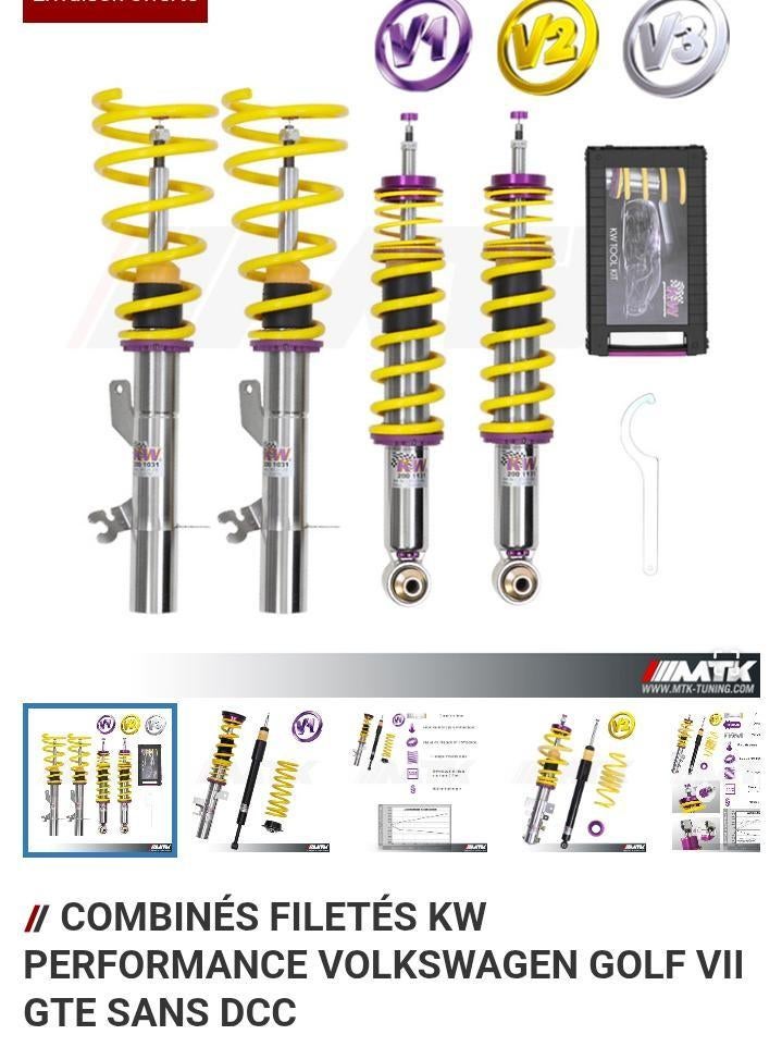 Kit rabaissement Goff 7 GTE - KW - 40.000 km, Enlèvement