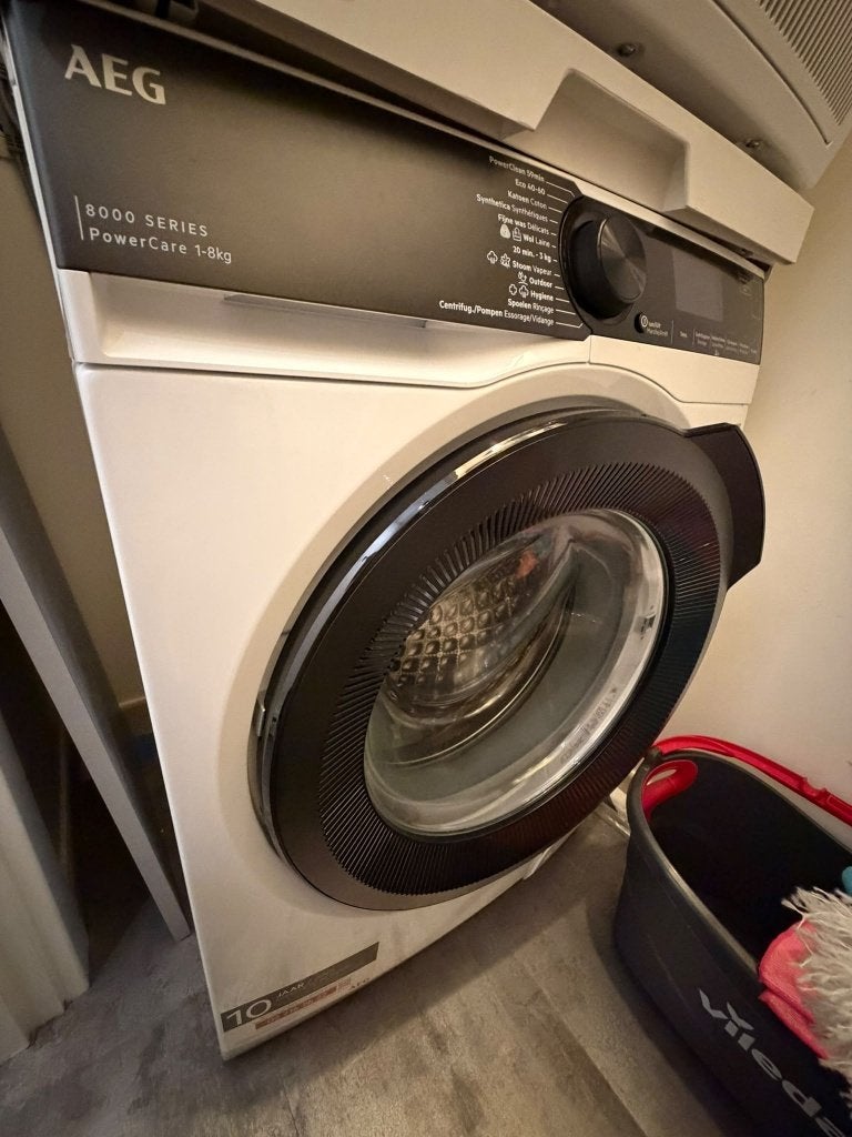 AEG Wasmachine, Elektronische apparatuur, Ophalen, 8 tot 10 kg, Zo goed als nieuw, Energieklasse A of zuiniger