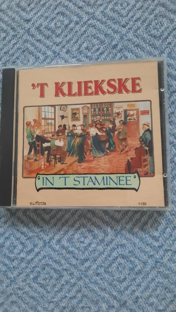 CD ´T KLIEKSKE In ´t staminee, Cd's en Dvd's, Cd's | Nederlandstalig, Ophalen of Verzenden, Zo goed als nieuw, Streekmuziek