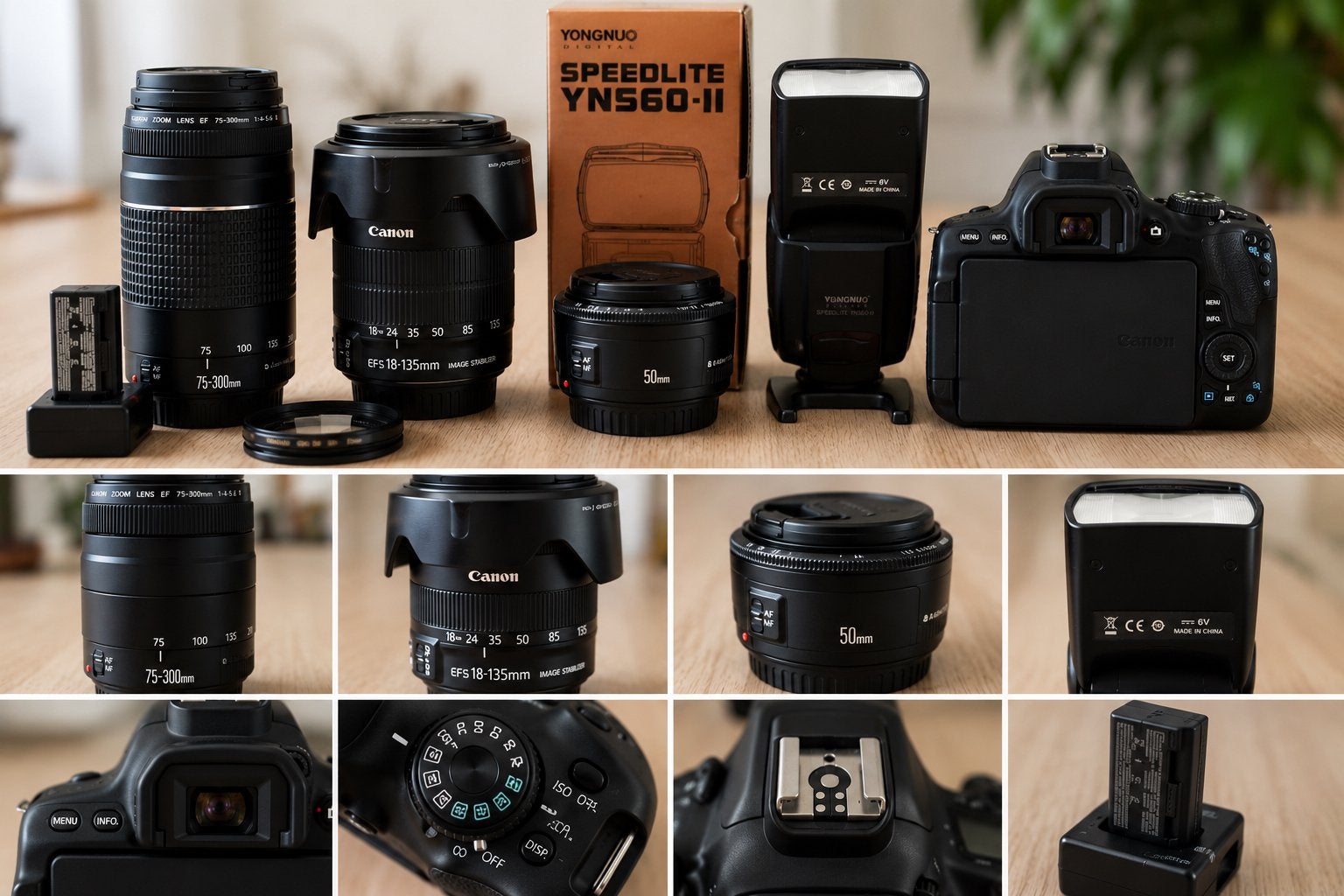 Canon 60 D 10k Declansement, Audio, Tv en Foto, Fotografie | Professionele apparatuur, Ophalen of Verzenden, Zo goed als nieuw