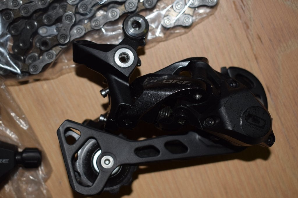 Shimano deore 10 speed versnelling set, Fietsen en Brommers, Fietsonderdelen, Ophalen of Verzenden, Zo goed als nieuw, Derailleur of Ketting