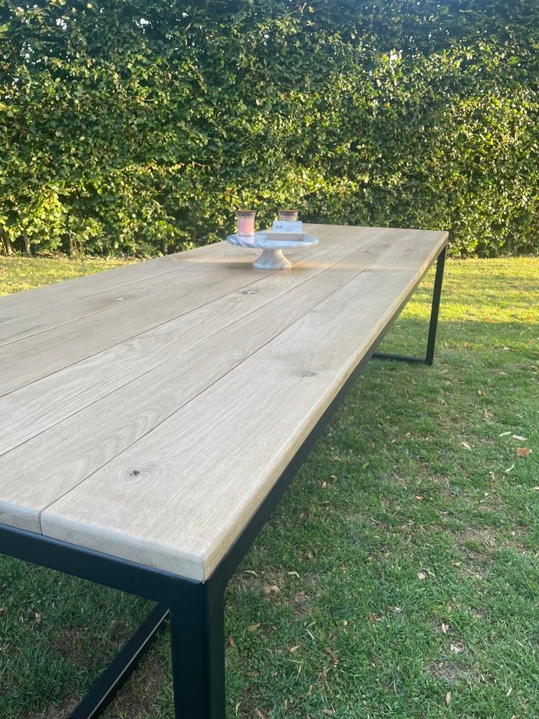Tuintafel, Tuin en Terras, Ophalen, Nieuw, Rechthoekig, Hout