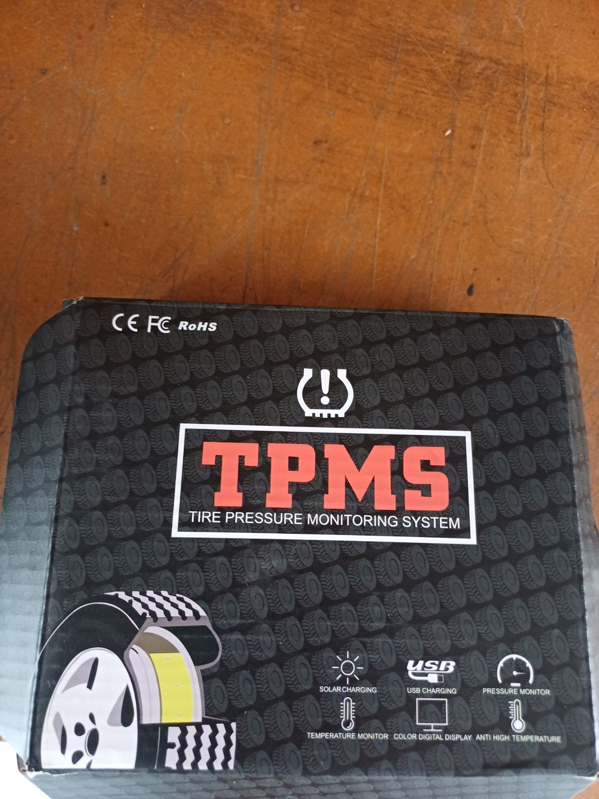 tpms bandendruk sensors systemen display met zonne paneeltje, Motos, Enlèvement ou Envoi