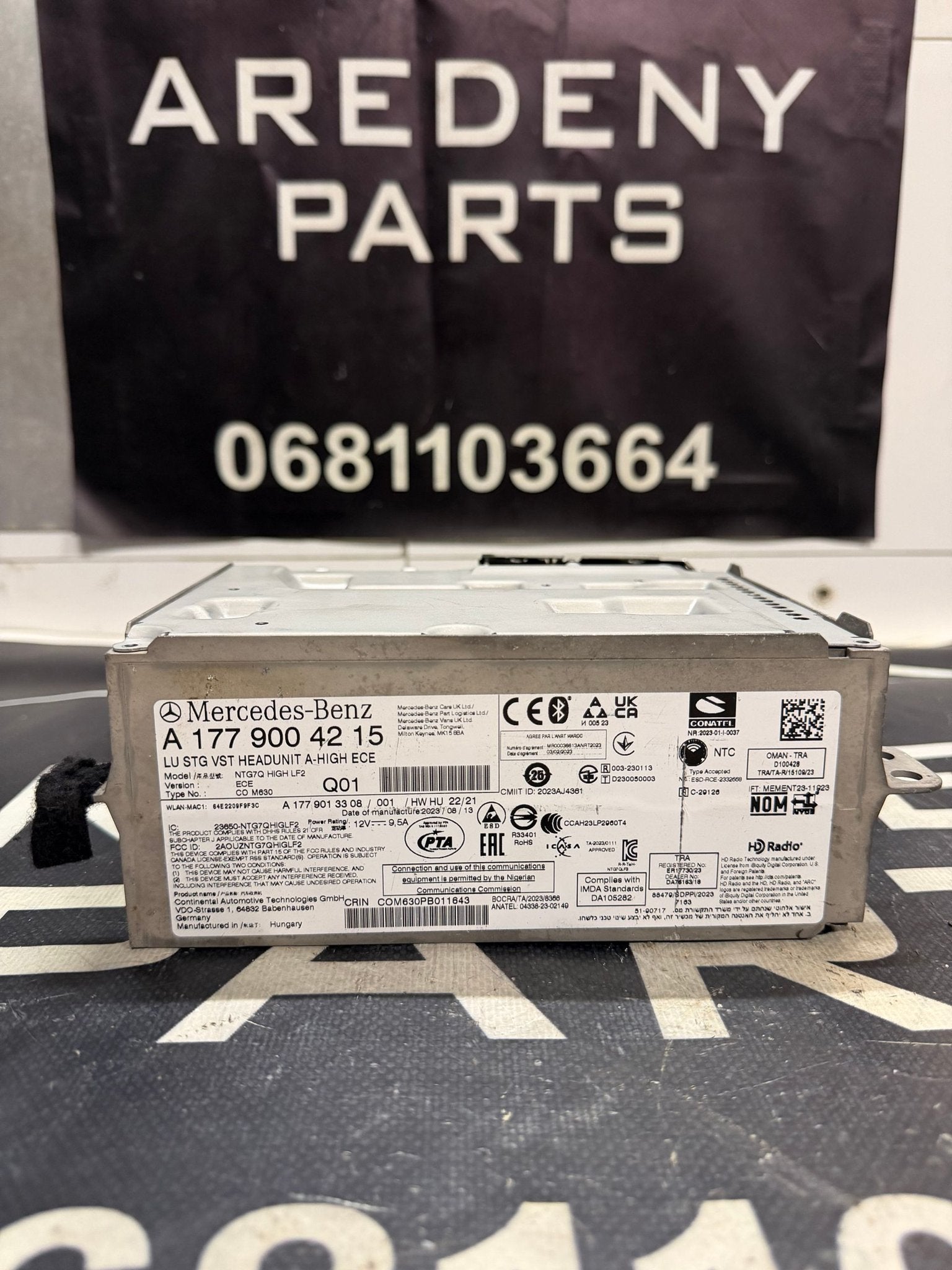 Mercedes A W177 CLA W118 Multimedia Regelunit A1779004215, Ophalen of Verzenden, -, -, -