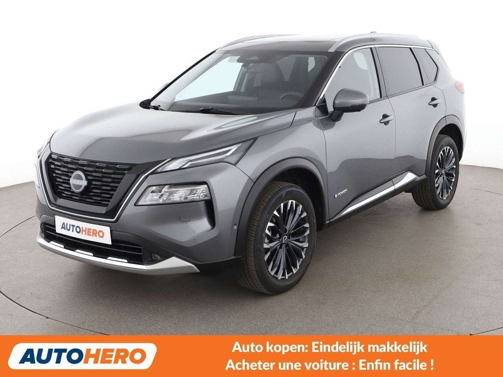 Nissan X-Trail 1.5 VC-T e-POWER Acenta (bj 2025, automaat), Auto's, Nissan, Gebruikt, Zwart, Lichtsensor, Leder
