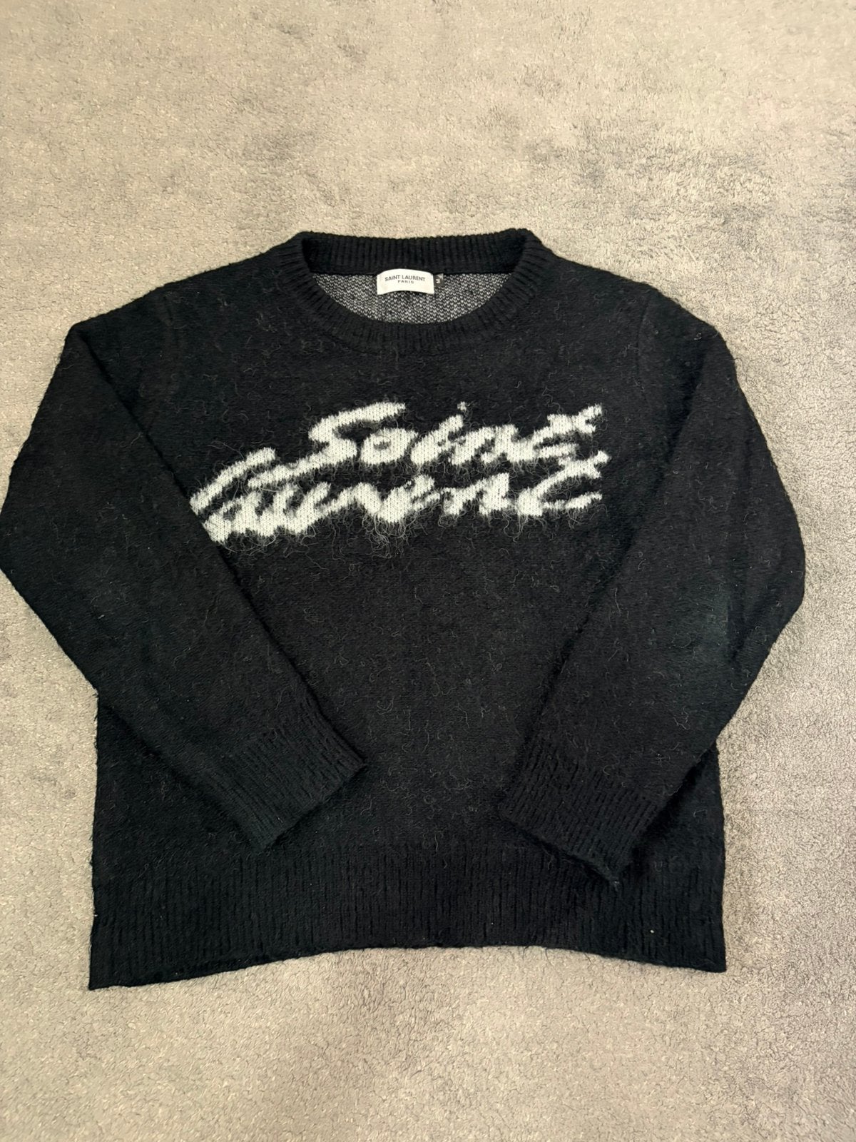 Pull Saint Laurent taille M, Vêtements | Hommes, Pulls & Vestes, Enlèvement, Comme neuf, Taille 48/50 (M), Blanc