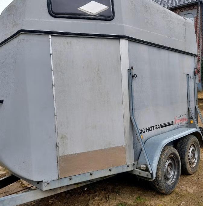 Mooie paardentrailer voor 2 paarden, Dieren en Toebehoren, Ophalen, Zo goed als nieuw, Hout, 2-paards trailer