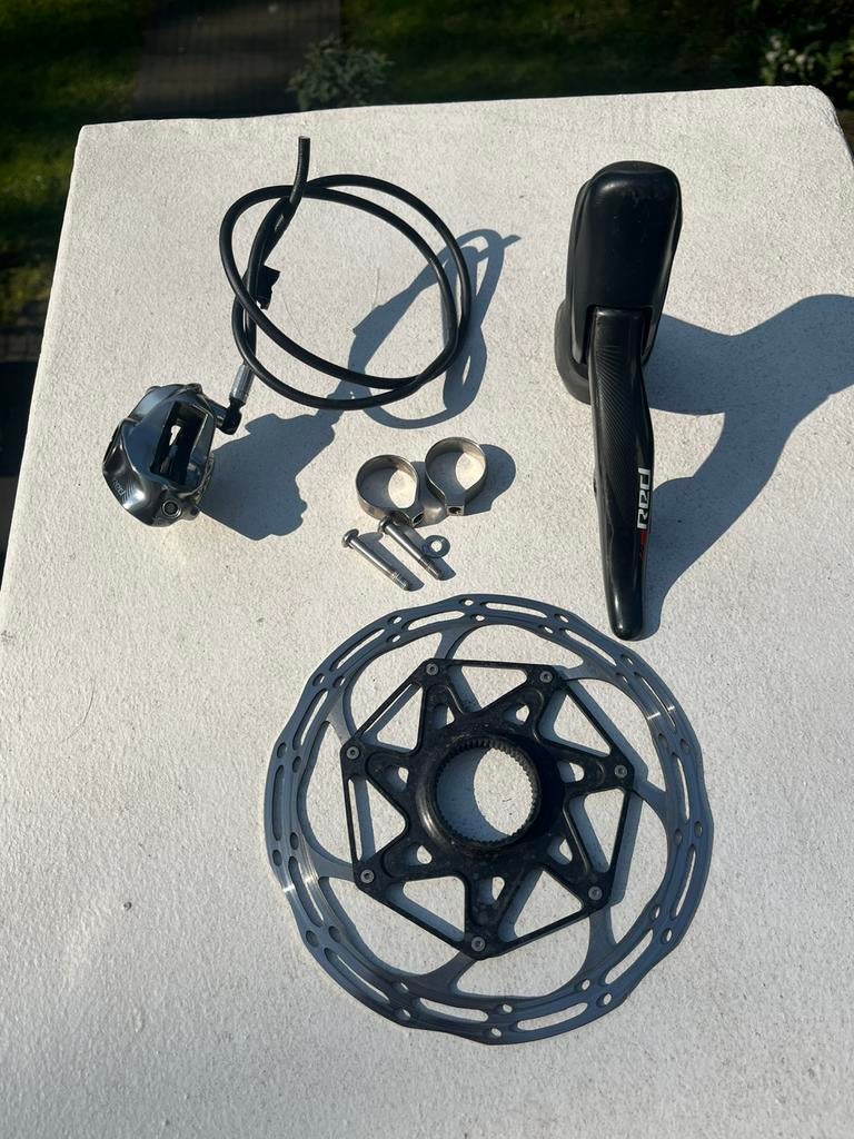 Manette gauche SRAM Red eTap + disque étrier – Très bon état, Fietsen en Brommers, Ophalen of Verzenden, Zo goed als nieuw, Overige typen