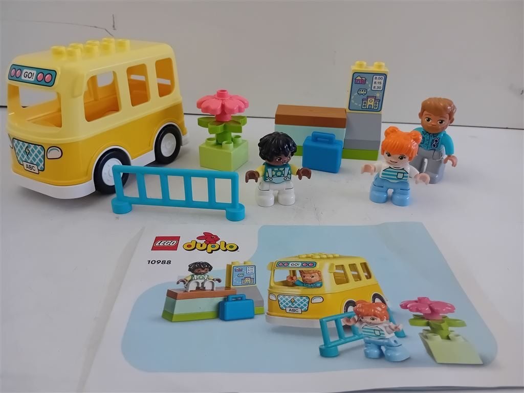 Duplo 10986  - De bushalte  - complete set, Kinderen en Baby's, Speelgoed | Duplo en Lego, Compleet, Ophalen of Verzenden, Zo goed als nieuw