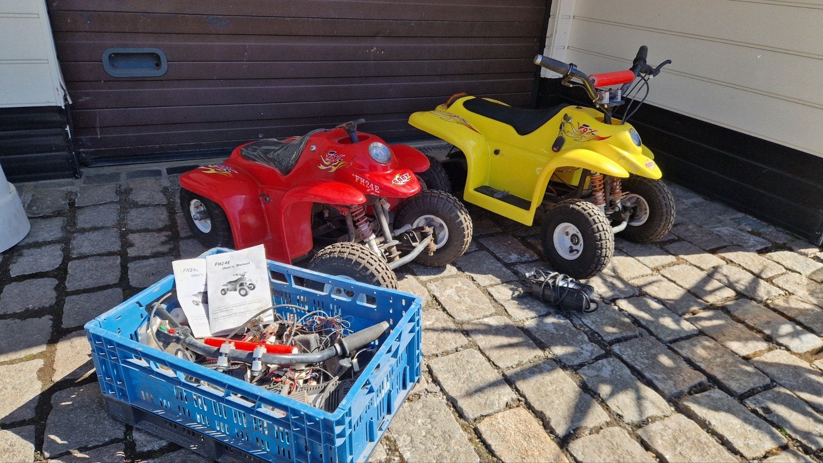 Kinder quad op batterijen + veel reserve onderdelen, Ophalen