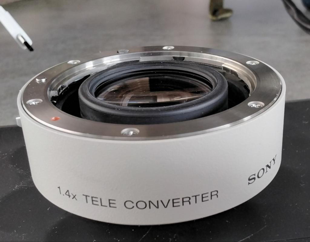 Sony sal 1.4 tele converter, Ophalen