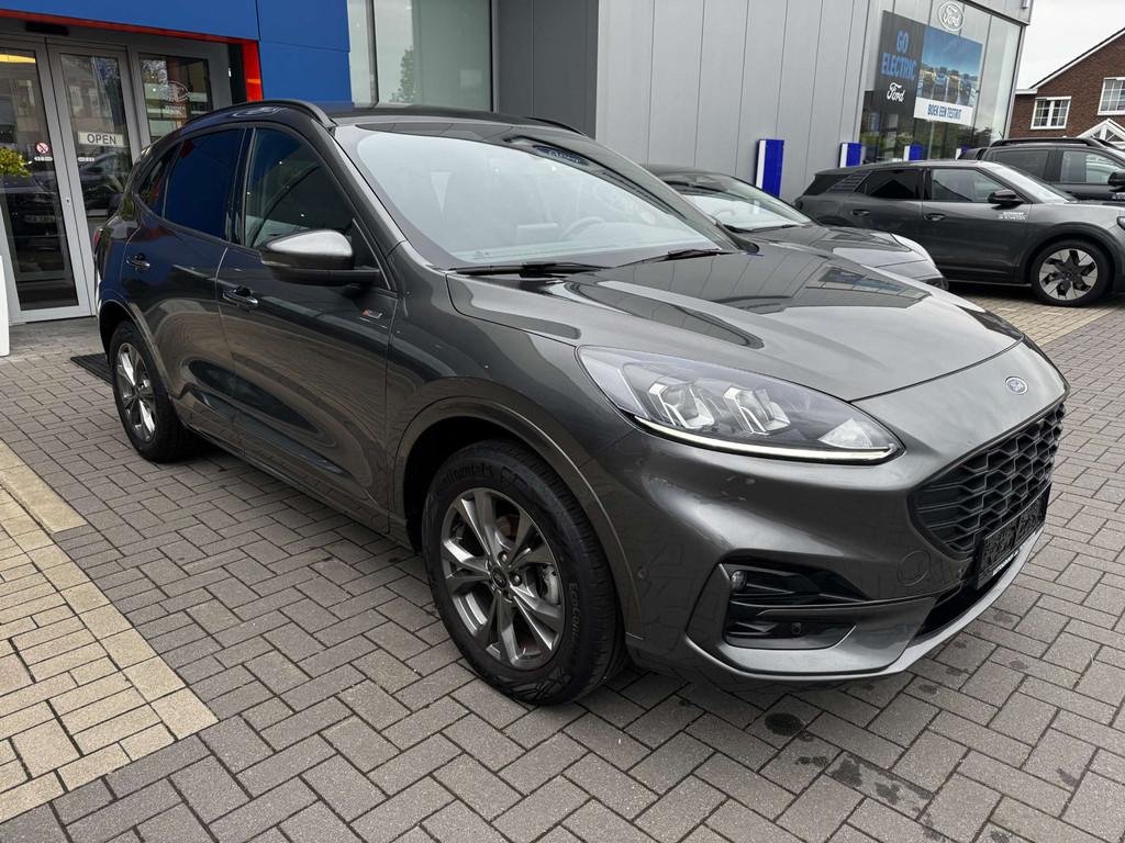 Ford Kuga Ford Kuga ST Line 2.5 PHEV 225PK (bj 2022), Auto's, Automaat, Stof, Gebruikt, Parkeersensor