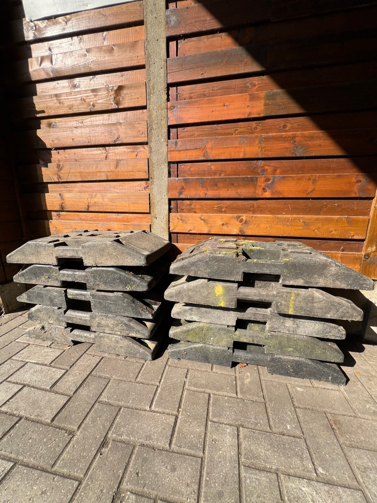 Verkeersbordvoeten (10 stuks), Ophalen, Zo goed als nieuw