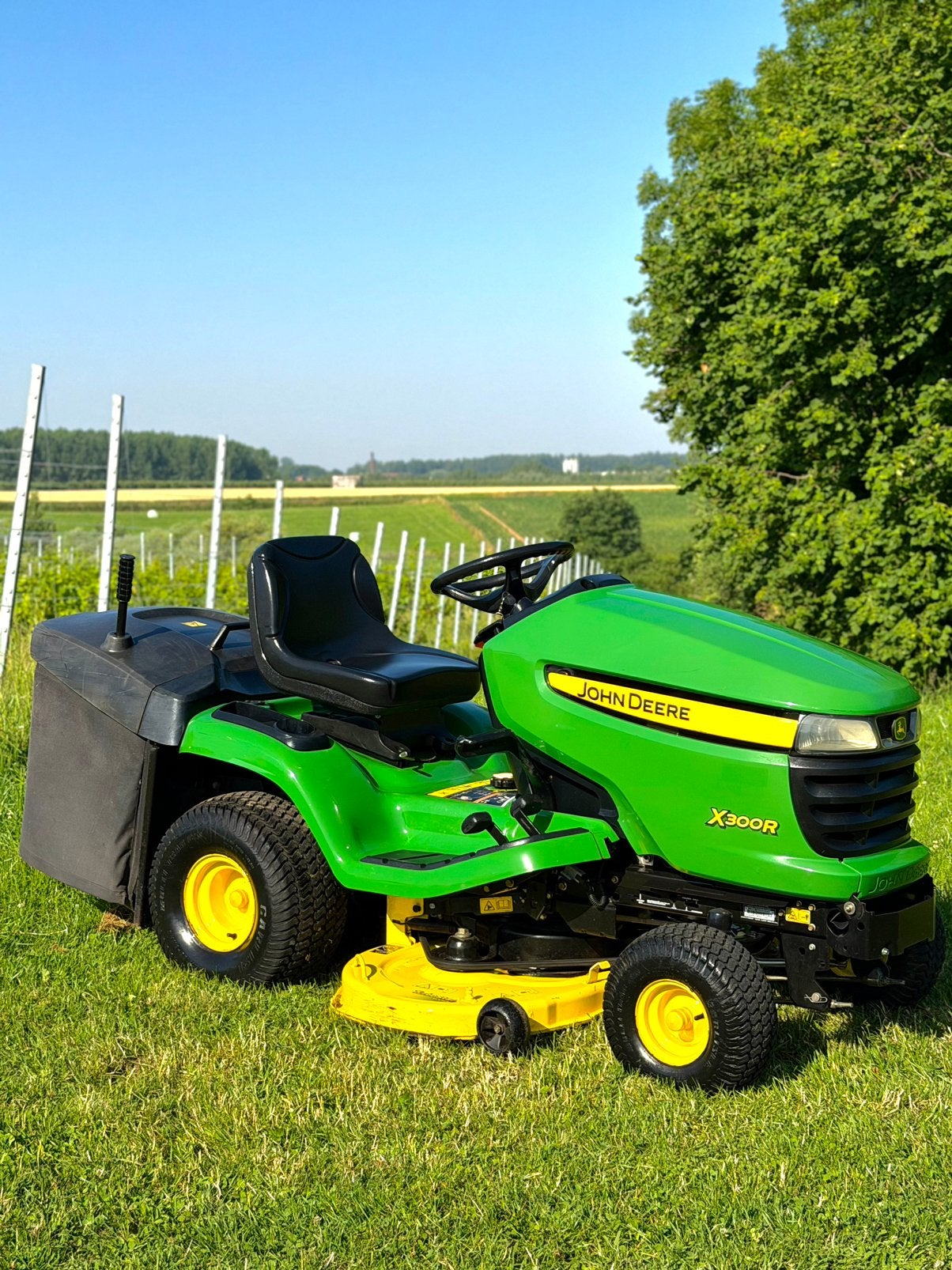 John Deere X300R – 17 PK 2-cilinder – Groot onderhoud, Ophalen, Elektrische starter, 90 tot 120 cm