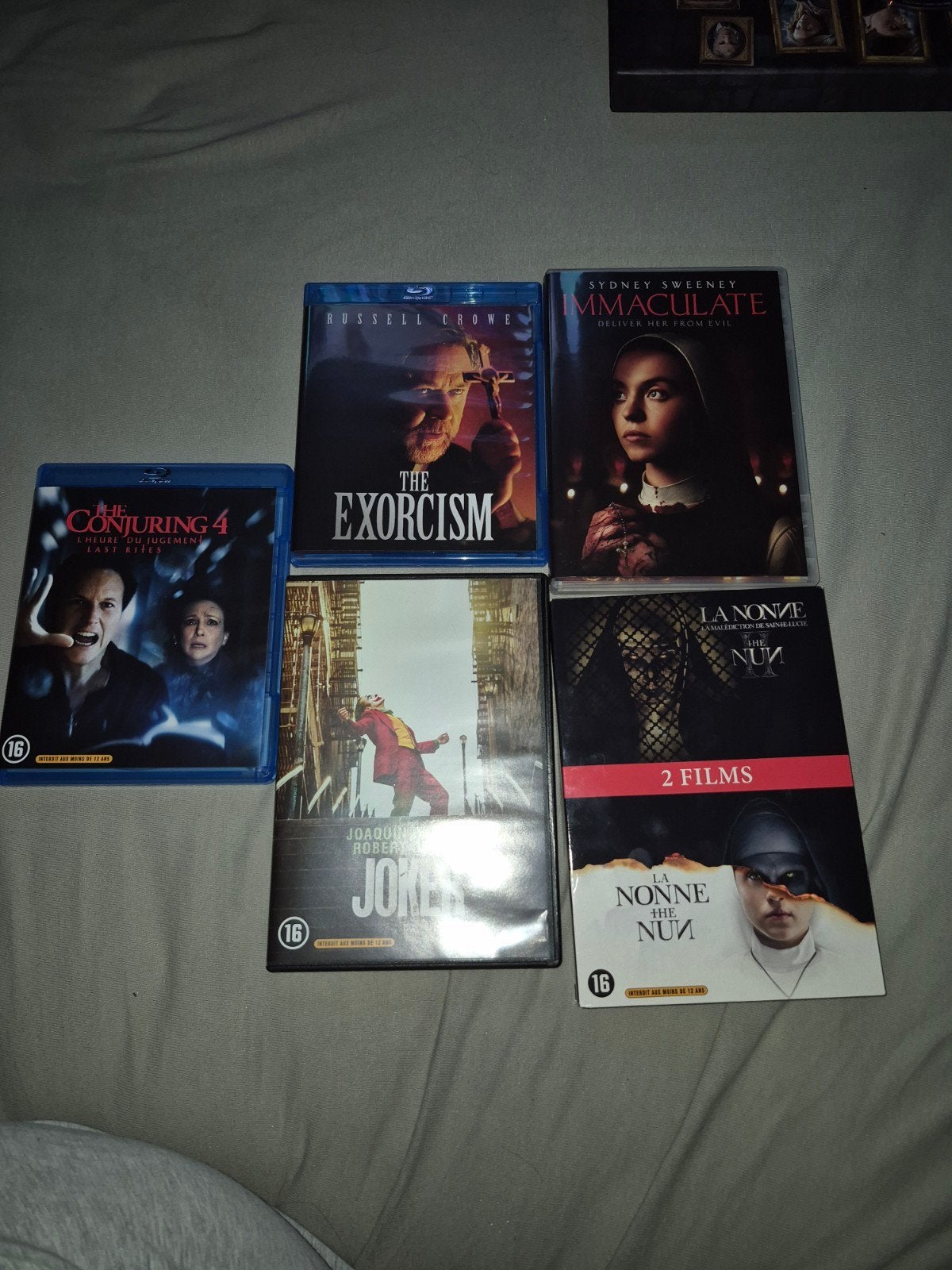 5 dvd's, CD & DVD, DVD | TV & Séries télévisées, Horreur, Néerlandais, Neuf, dans son emballage, Néerlandais