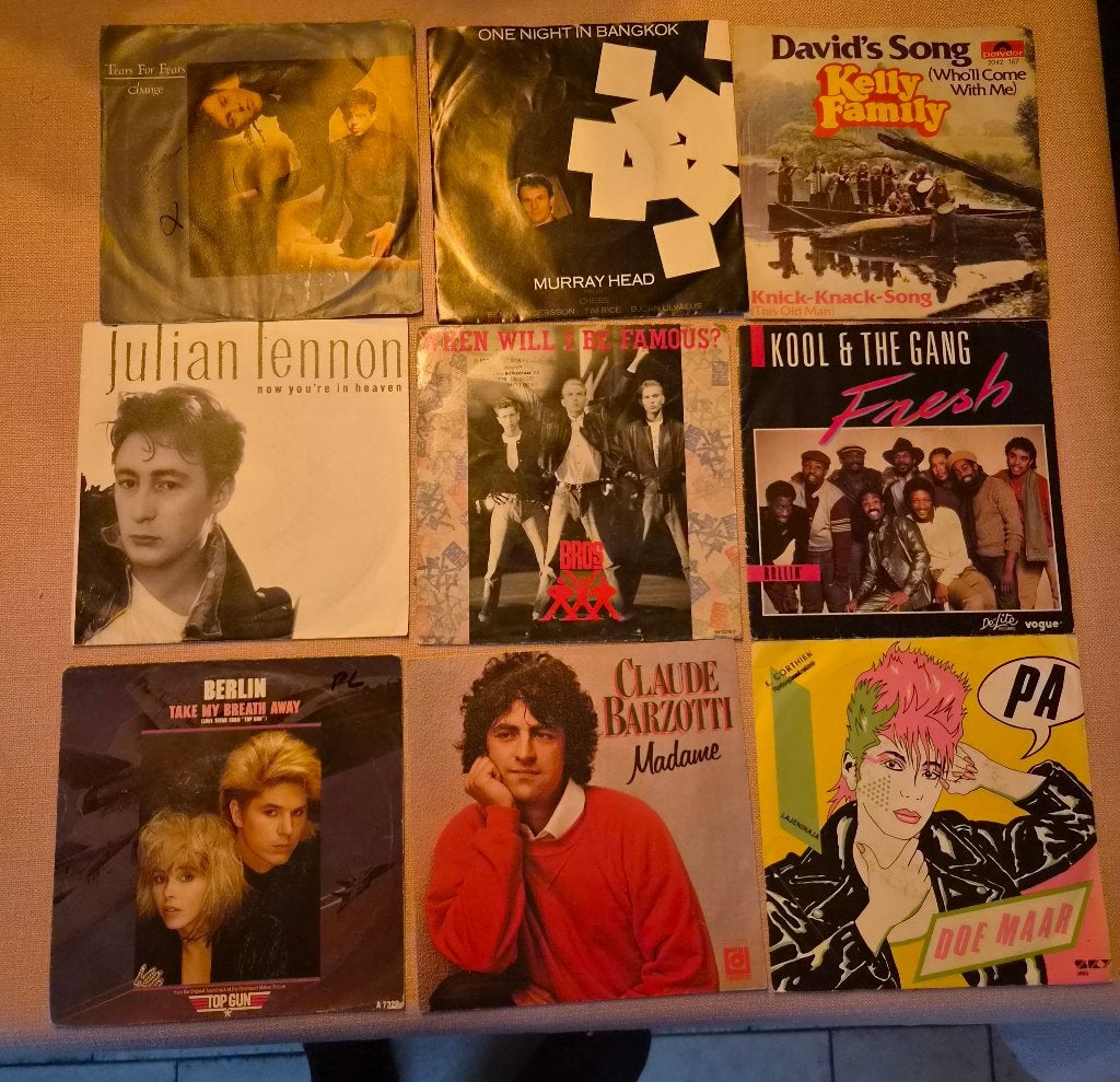 Lot Singles 2, Cd's en Dvd's, Ophalen of Verzenden, Gebruikt, 7 inch