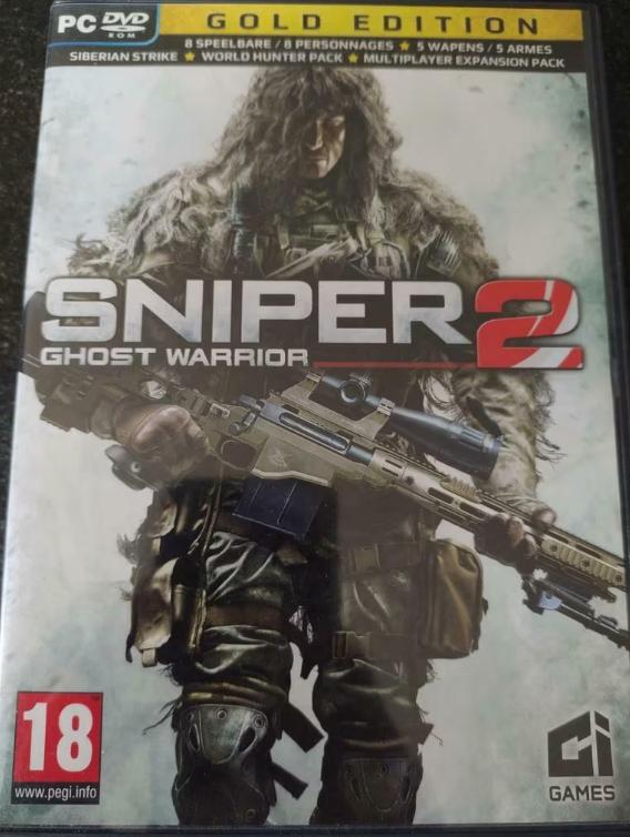 PC game Sniper 2 gold edition, Games en Spelcomputers, Games | Pc, Vanaf 18 jaar, Shooter, 1 speler, Ophalen of Verzenden