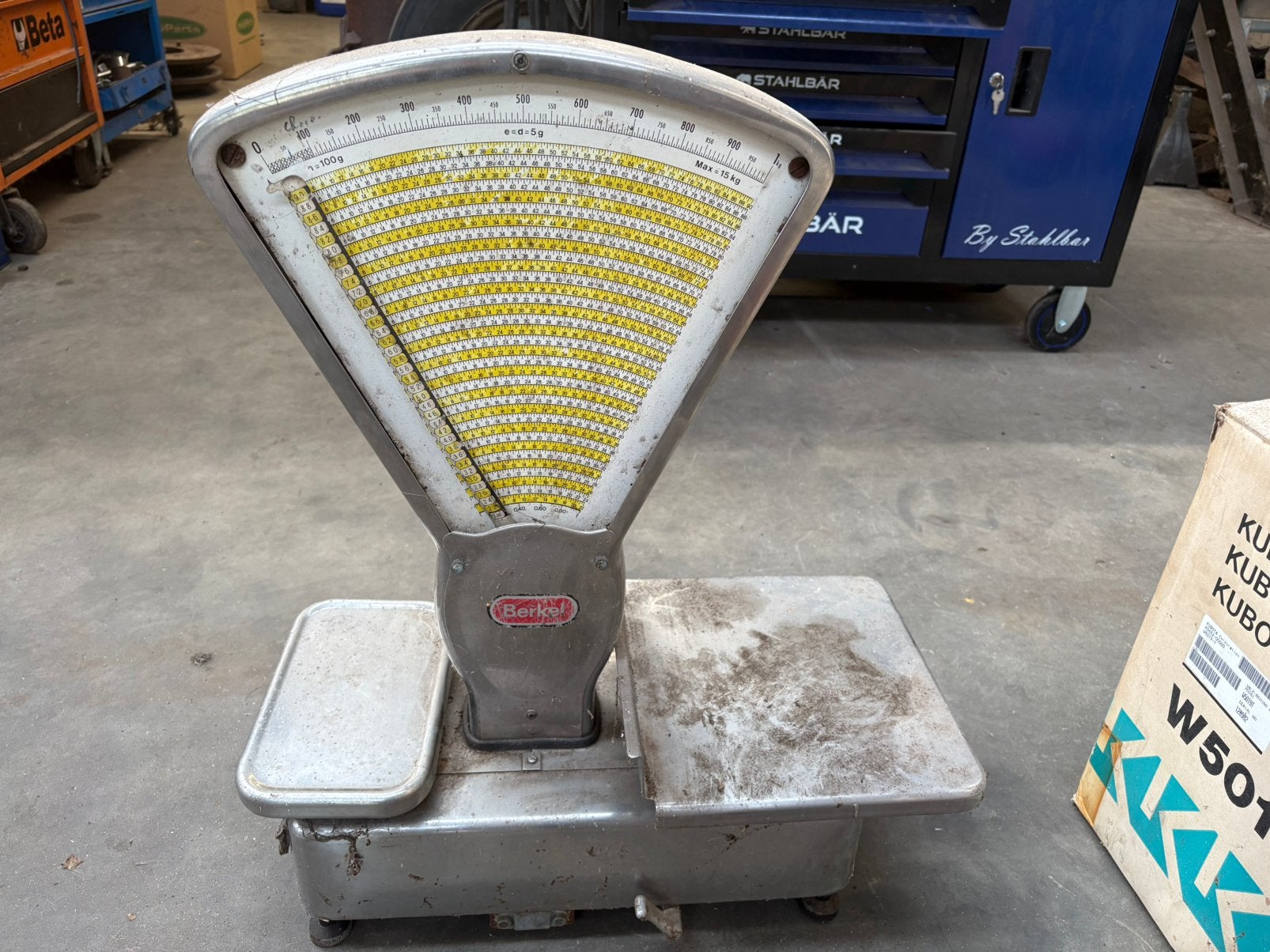 Weegschaal berkel 15 kg, Elektronische apparatuur, Ophalen, Zo goed als nieuw