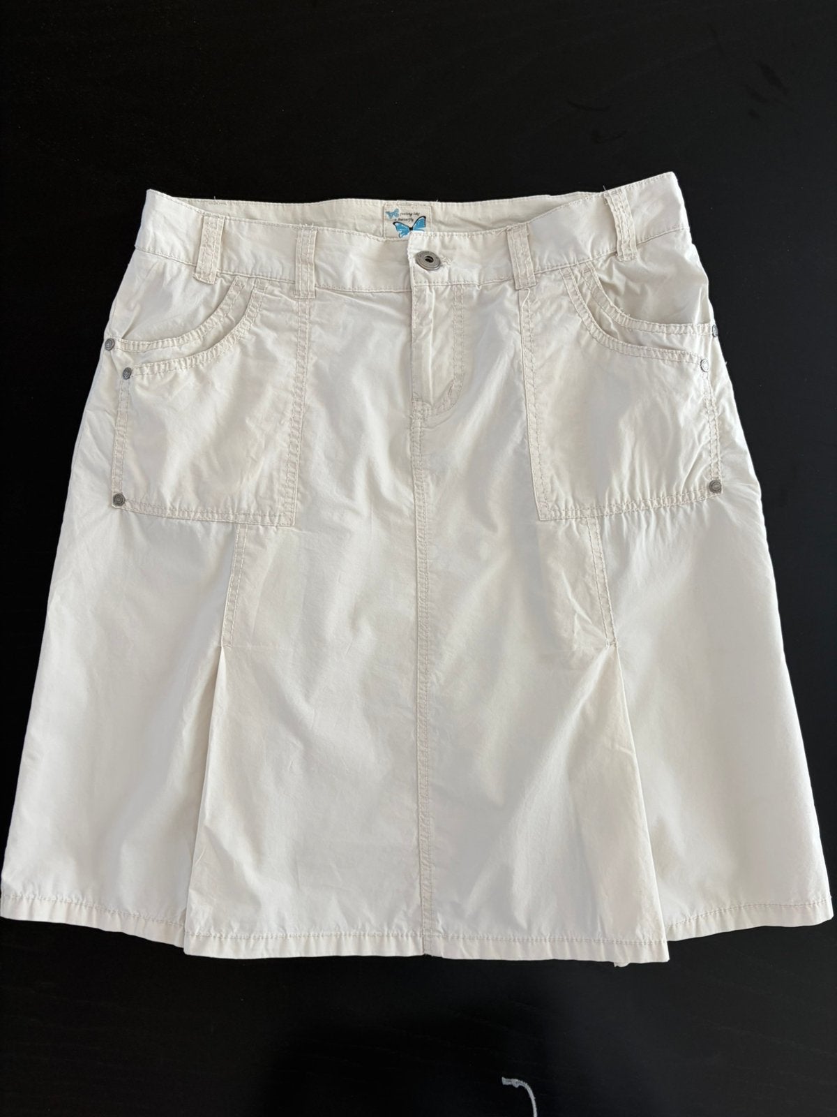 Superbe jupe écrue Street One 42 - Jupe écrue 42, Taille 42/44 (L), Au-dessus du genou, Comme neuf, Blanc