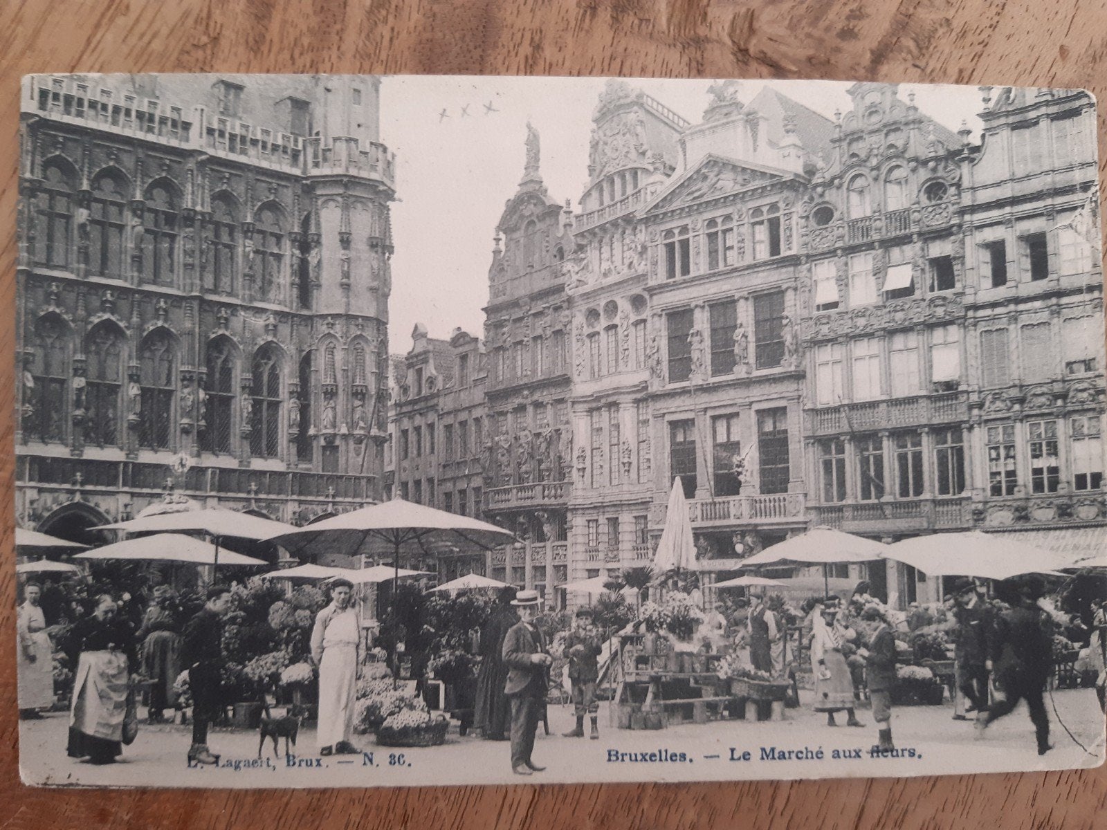 Bruxelles BRUXELLES GRAND PLACE 1903, Collections, Enlèvement ou Envoi