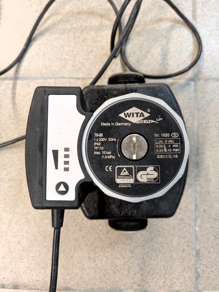 Circulatiepomp chauffage, Ophalen, Zo goed als nieuw, Onderdeel, Minder dan 3 jaar oud
