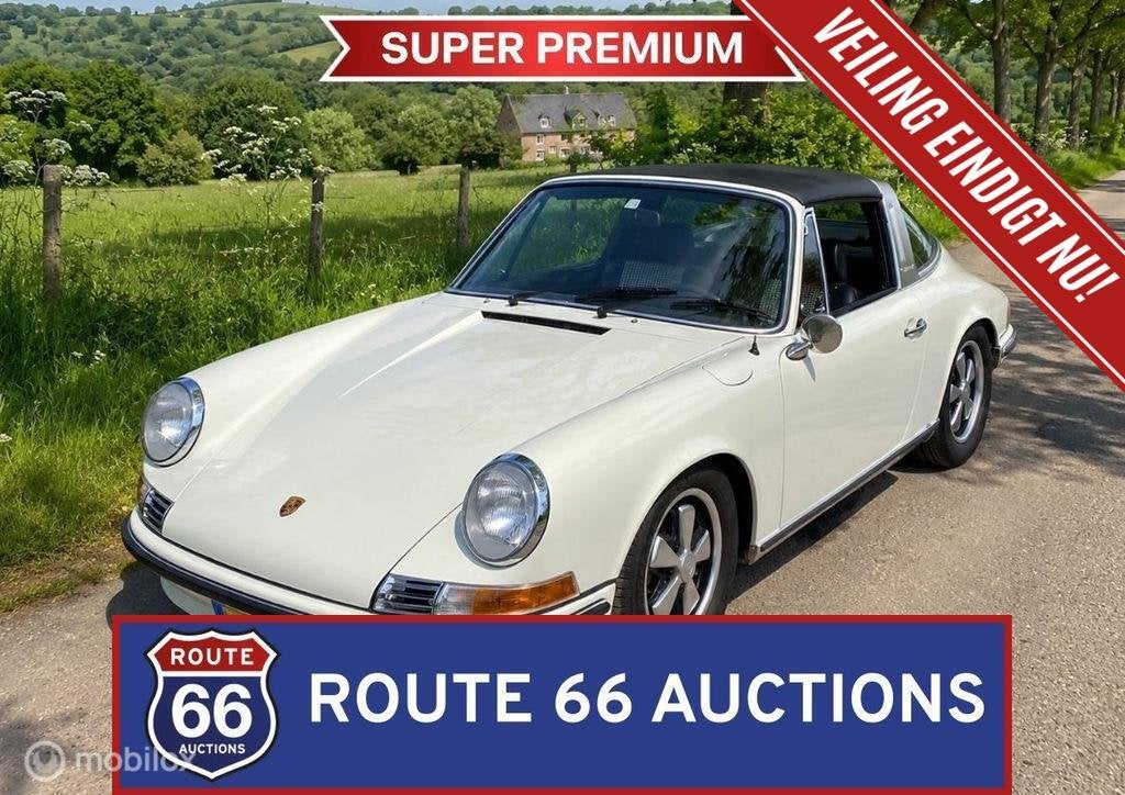 Porsche 911 T Targa | 1970 | Route 66 Auctions, Autos, Achat, Entreprise, Boîte manuelle, Autre carrosserie