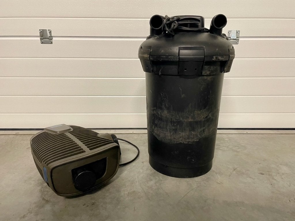 Oase vijverpomp met Pontec drukfilter, Ophalen, Gebruikt, Vijverpomp