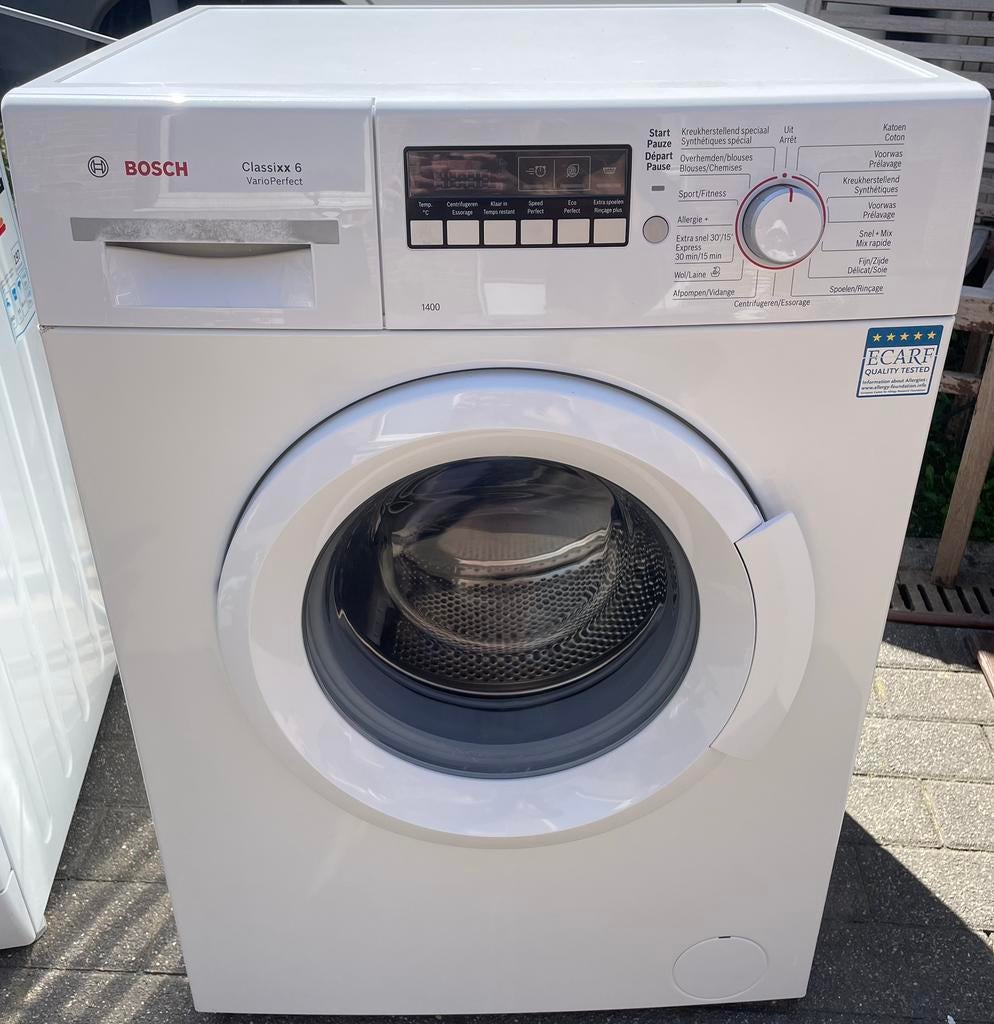 Zeer mooie BOSCH wasmachine, Elektronische apparatuur, Wasmachines, Ophalen, Gebruikt, Voorlader, Energieklasse A of zuiniger