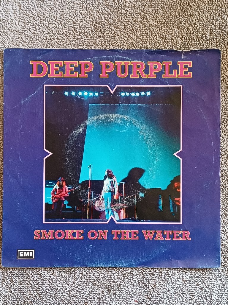Deep Purple – Smoke On The Water, Gebruikt, Ophalen of Verzenden, Beschermende buitenhoes, Rock en Metal