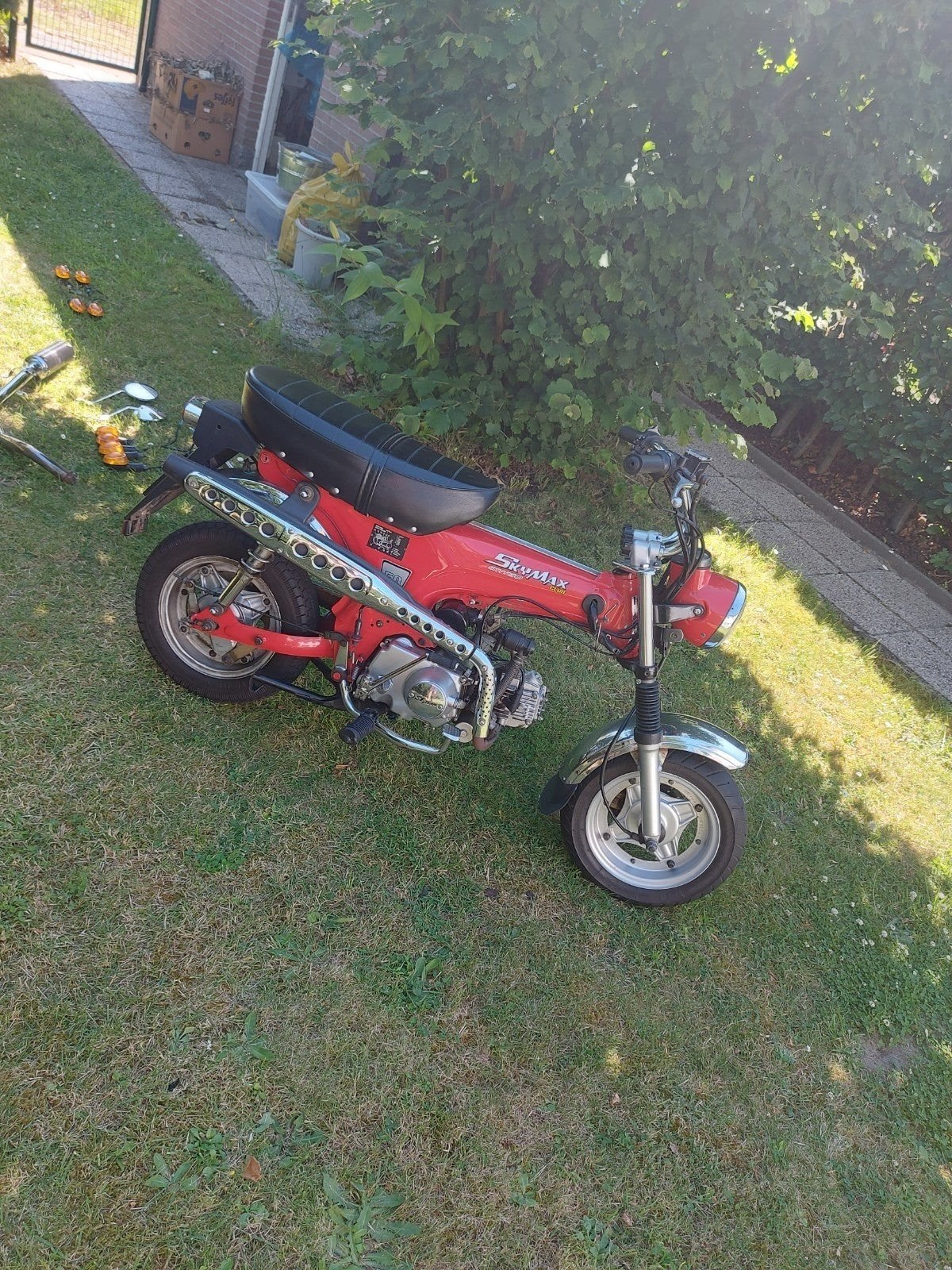 Dax 50cc: startklaar!B-klasse!alle documenten aanwezig!, Fietsen en Brommers, Minibikes, Midibikes en Pitbikes, Ophalen of Verzenden