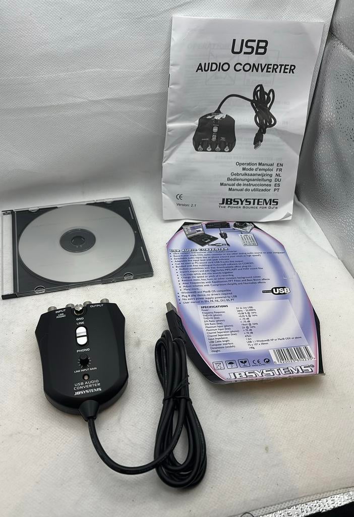 USB-audioconvertor van JB Systems, Ophalen of Verzenden, Zo goed als nieuw