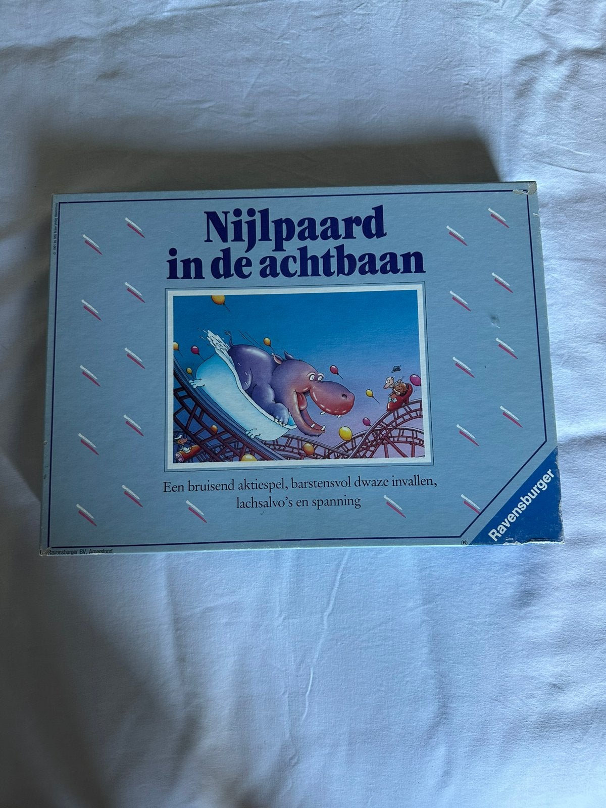 Spel: Nijlpaard in de achtbaan., Ophalen, Zo goed als nieuw