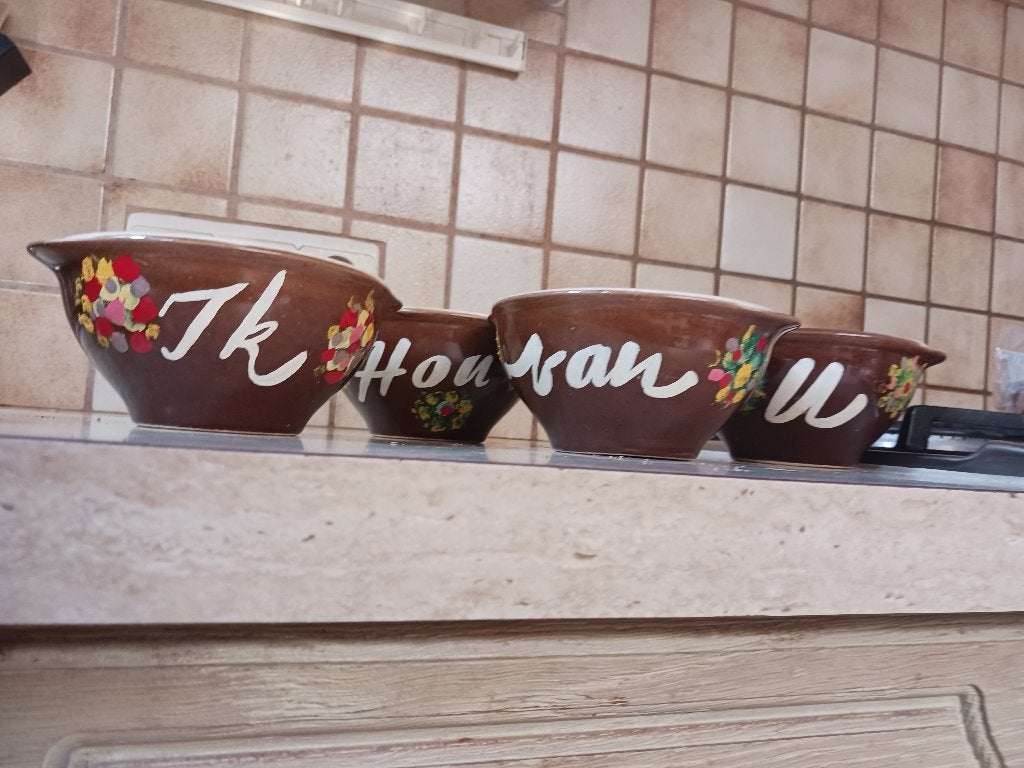 Soepkommen handbeschilderd, Antiek en Kunst, Ophalen of Verzenden